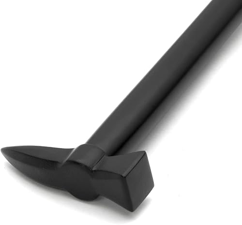 Miniatura 3 de Bastón medieval para caminar estilo único diseñado negro de madera de haya eje de aleación de zinc cabeza bastón