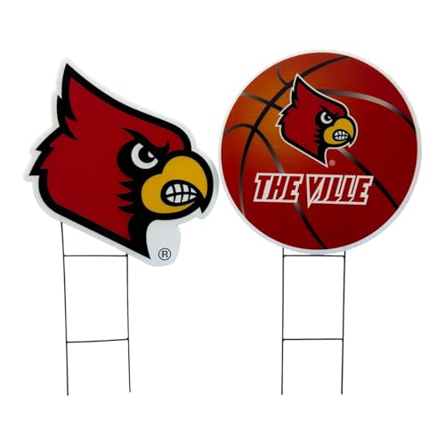 Proformance Home NCAA Louisville Cardinals 2 Pack Yard Signs