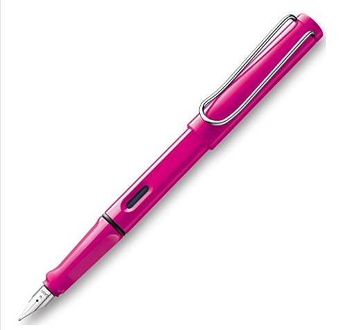 Stylo-plume pour gaucher Lamy Safari avec plume M confortable pour écriture cursive et dessin