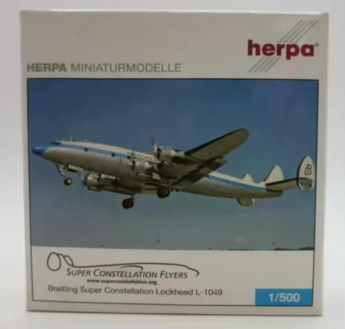 Amazon.co.jp: Herpa Wings Breitling Lockheed L-1049 Super