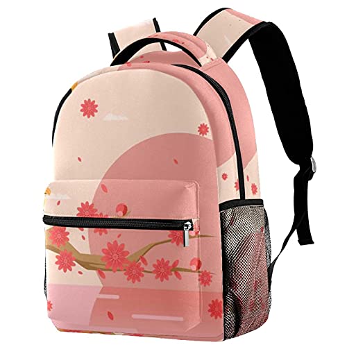 Sac à dos léger enfant motif fleur de rose, le cadeau idéal multicolore