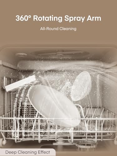 Mini Countertop Table Top Dishwasher, 5L Tank