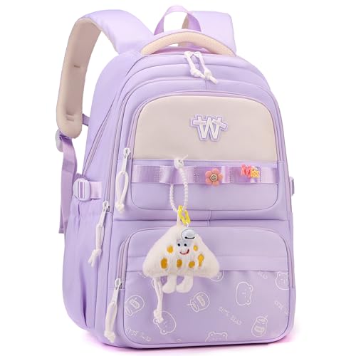 Amythe Sac à Dos pour Fille, Cartable Fille Collège...