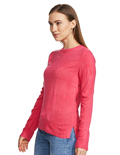 Image of Marks & Spencer Acrylic Women's Round Neck Sweater