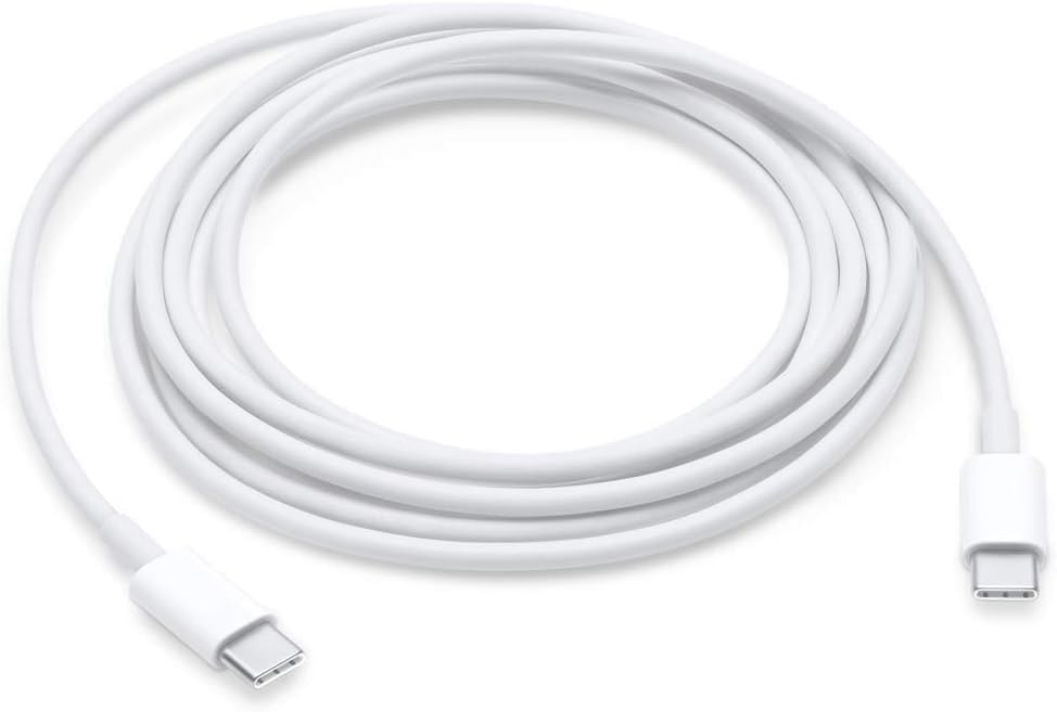 2M USB-C to USB-C Cable, 6ft, USB 2.0 Type C Charging Cable Fast, White
