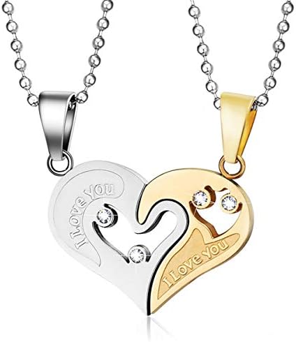 Couples Necklace for Him and Her 