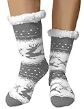 Kuschelsocken für Damen und Herren Dicke Stoppersocken Warme Wintersocken...