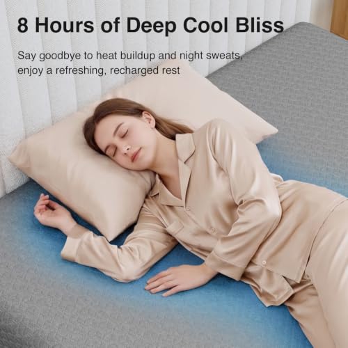 Image of Novilla Queen Mattress 8 Inch, Queen Memory Foam Mattress for Cool Night Sleep & Pressure Relief, Thermally Balanced Foam Mattresses for Enhanced Support & Breathability, Bed Mattresses in a Box