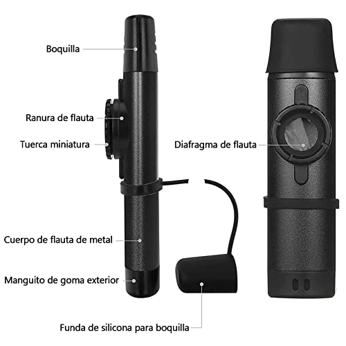 Kazoo Instrument de Musique en Métal Kazoo avec 5 Membranes Diaphragmes de Bocca, bon Compagnon pour Guitare, Ukulélé… - Les Beatles, Paul McCartney, John Lennon, RIngo Starr, George Harrison Kazoo Instrument de Musique en Métal Kazoo avec 5 Membranes Diaphragmes de Bocca, bon Compagnon pour Guitare, Ukulélé… – Image 4
