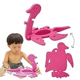 【グッド・トイ2025受賞】シャオール フローティック ぺんぎん ・ くびながりゅう ( 3歳以上 / 知育玩具 ) パズル おもちゃ 玩具 ( お風呂遊び / 水遊び / プール ) プレゼント 誕生日 幼児 男の子 女の子 S11007