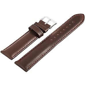 Excellanc heren dames echt lederen armband bruin 20 cm unisex