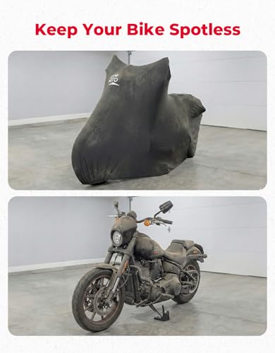 Housse de protection pour moto intérieure KEMIMOTO élastique - 3