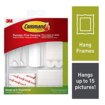 Command 17213-ES Kit Hangs up to 15 Pictures 38 Piece, White? Premium Pack