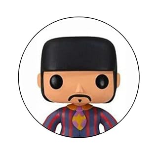 ZEwe Pop Ringo Starr Richard Starkey The Beatles Mini Q Version 3.9inches Collection Action PVC Figure EP PVC - Les Beatles, Paul McCartney, John Lennon, RIngo Starr, George Harrison ZEwe Pop Ringo Starr Richard Starkey The Beatles Mini Q Version 3.9inches Collection Action PVC Figure EP PVC – Image 3