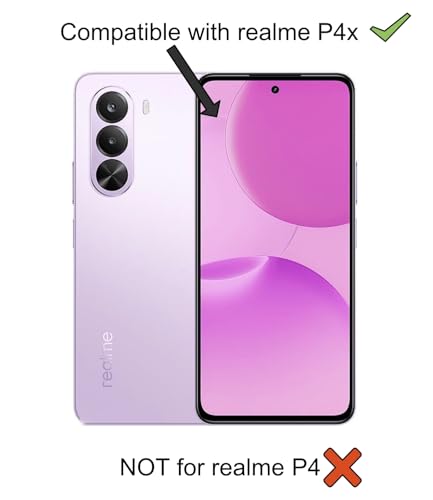 Image of FAD-E Tempered Glass Screen Protector Guard (without camera hole) Compatible for Realme P4X 5G