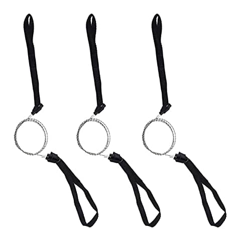 3 Pcs Pocket Chainsaw Mini Hand Chainsaw Emergency Wire Saw for Gardening Outdoor Camping Tree Branch Cover