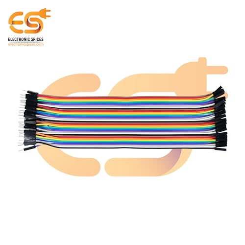 Image of Electronic Spices Jumper Wire cable 40 pin male to Female 26AWG (21cm)
