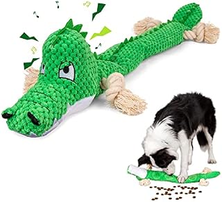 STOPFROG Dog toys for boredom for Small and medium dogs, interactive Durable dog Chew toys, Squeaky Dog Toys for Puzzle Foraging Instinct Training Dog Plush Toys, Interactive Puppy Toys.
