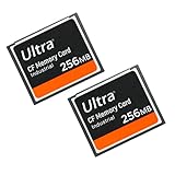 CF Card 256MB Ultra Memory Card 256MB Industrial for DSLR Camera Card (2PACK) Designed for Photographers