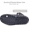 GILKUO Snow Boots Mens Waterproof Winter Shoes Fur Lined Zip up Ankle Slip on Lightweight Warm Fleece Thermal Short Bootie Slippers Black Size 9 #3