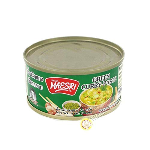 Pasta de Curry verde MAESRI 114g Tailandia - Juego de 6 piezas