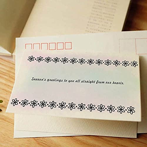 Flower Leaf Lace Clear Stamp For Card Making, 9 Style Flower Lace Line Frame Silicone Clear Rubber Stamp For Holiday Card Making Decoration And Diy Scrapbooking Album Diy Crafts #TOP2