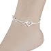 ABC® Three Layers of Love Anklet Chain