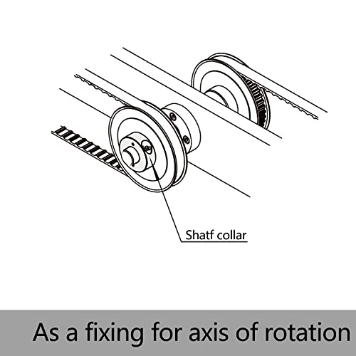 (4-Pack) Aluminum Alloy 25Mm Bore Shaft Collars Screw Style，Bore Shaft Collars With 25Mm Bore Size, 38Mm Outer Diameter, And 12Mm Width - Suitable For Cnc Machine Tools #TOP5