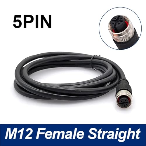 Cable M12 de 5 pines hembra recta para solucionar fallos de conexión en sensores 2