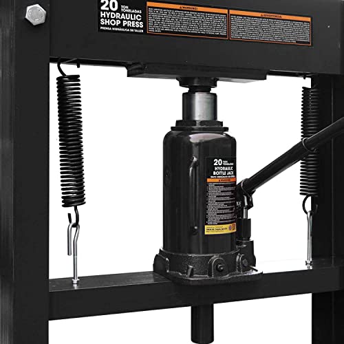 Torin ATY20011B Steel H-Frame Hydraulic Garage/Shop Floor Press With Stamping Plates, 20 Ton (40,000 Lb) Capacity thumb #3