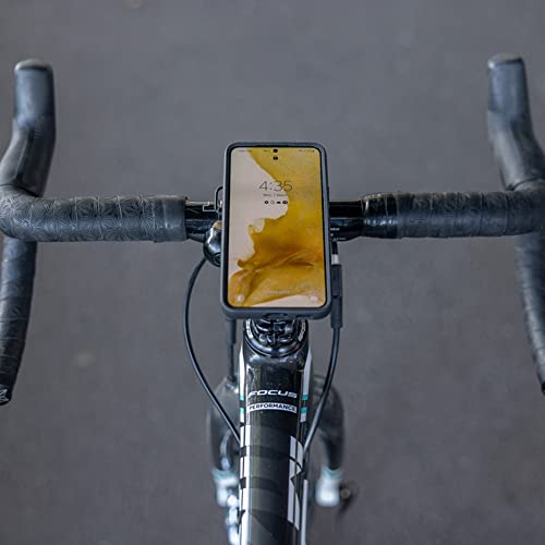 Image of Quad Lock Stem /Handlebar Bike Phone Holder Kit with MAG Phone Case for Samsung Galaxy S22 Plus
