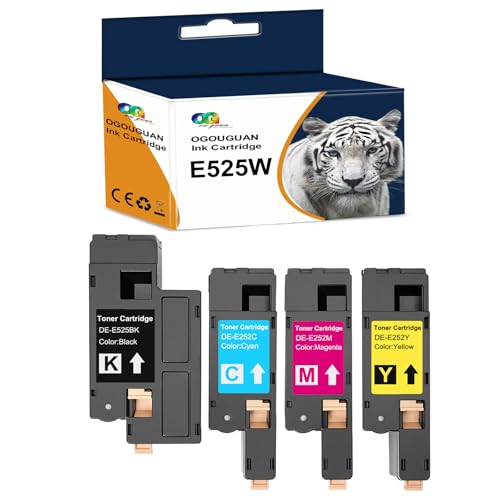 Toner Dell C1760nw C1765nf : lot de 4 cartouches de rechange haute capacité