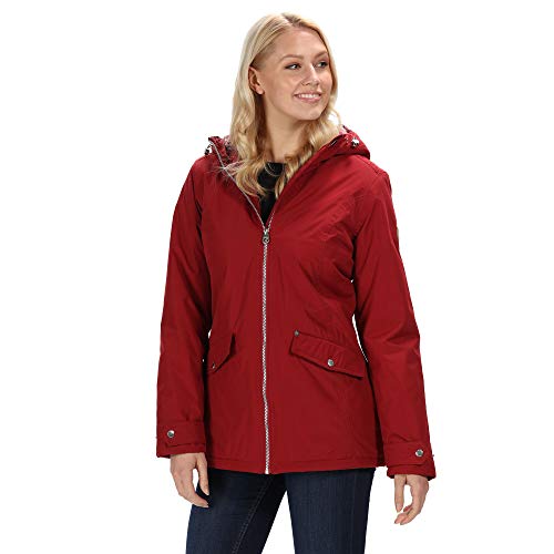 Preisvergleich Produktbild Regatta Bergonia Damen Jacke mit Kunstfellfutter, wasserdicht, isoliert S Delhi Rot
