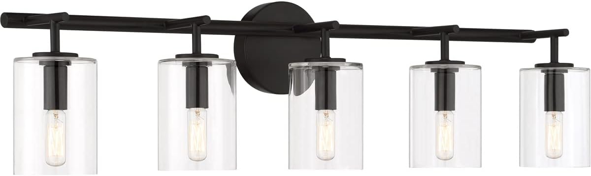 Craftmade Hailie 5 Light Vanity Flat Black