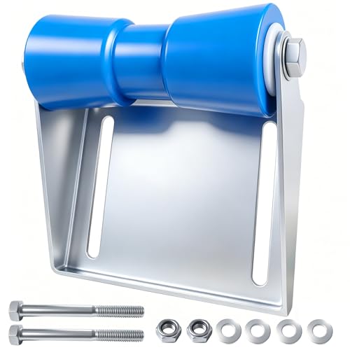 XIANGZI 8 Boat Trailer Rollers with Brackets Galvanized Steel Keel Roller Assembly Kit for Easy Water Launch