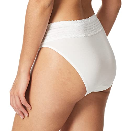 Image of Warner's womens No Pinching No Problems Dig-free Comfort Waist With Lace Cotton Hi-cut Rt2091p
