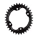 absoluteBLACK Shimano Oval Traction Chainring Black/96 BCD (M9000 XTR), 34t