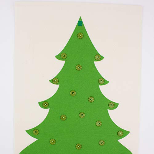 Christmas Tree Advent Calendar For Kids, Hanging Felt Calendars With Pockets, Countdown To Christmas With Ornaments (Christmas Tree) #TOP3