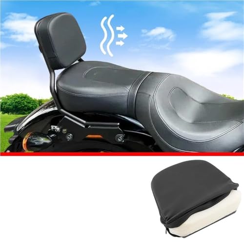 Almohadilla trasera para Chopper con cuero PU impermeable y acolchado 4