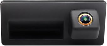 AHD/CVBS Car Rear View Cameras Fisheye Trunk Handle Camera with RCA Cable & Vehicle-Camera for Audi A4 A4L A8 A8L Q3 A5 Q5 S5 / Volkswagen VW Passat Lingyu Lavida Tiguan Touareg AHD