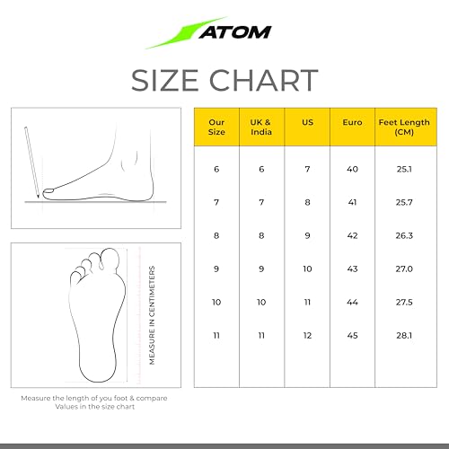 ATOM Gansta1 Men's Hi-Top Knitted Sneakers | EVA Outsole, Perfect for Casual Outings