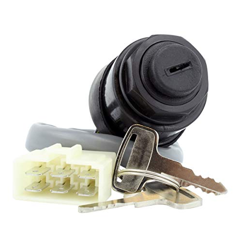 RMSTATOR Replacement for 3-Pos. Ignition Key Switch Kawasaki KAF 300 Mule 1991-07 400 Mule 2007-21 540 Mule 1990-07 620 Mule 1994-21 KAF 950 Mule 2001-13 1990-2023 27005-1146 27005-1191 27005-0011