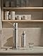 Stelton Brus Wassersprudler Flasche Steel | Edelstahl-Flaschen für Wassersprudler | Wasserflasche, 1,15 liter, Edelstahl. Ohne Ablaufdatum & Plastik | Auslaufsicher