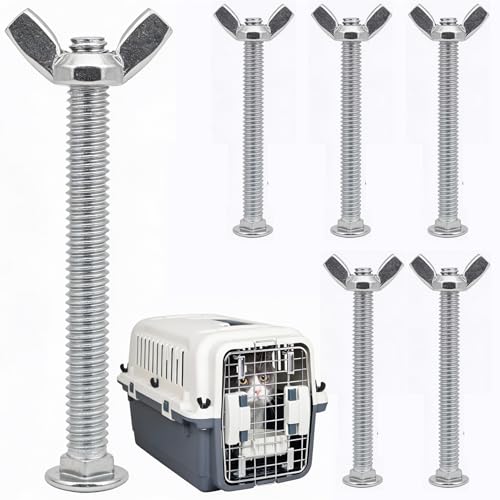 XJKJSX Dog Crate Door Repair Kit 12-Piece Metal Hardware Set