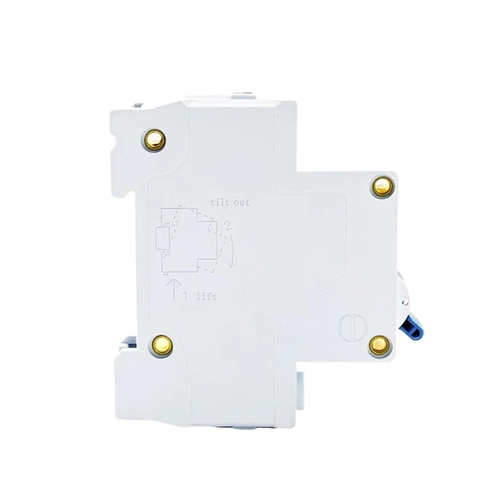 1 szt. DC 1P 125V-750V 4,5/6KA mini wyłącznik o pojemności łamania 10A 16A 20A 25A 32A 40A 63A fotowoltaiczny system bezpieczników szynowych (25A)