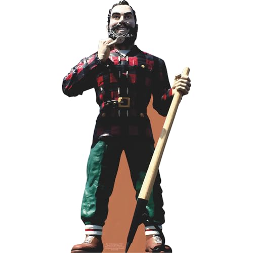 H49939 Paul Bunyan Bangor Maine Rocky Mountains Statue Cardboard Cutout Standee Standup