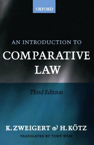 Preisvergleich Produktbild An Introduction To Comparative Law