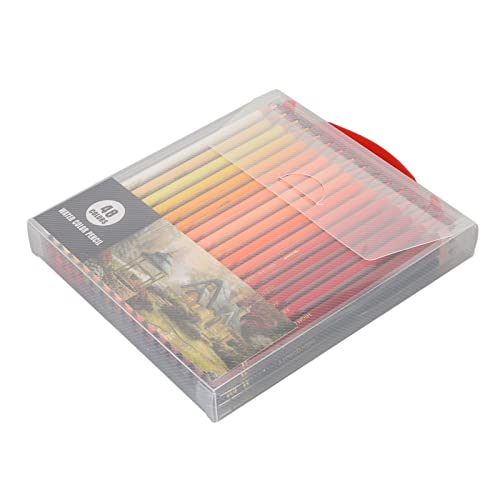 Tnfeeon Lápices de Acuarela, Suministros de Arte Profesionales, Colores Vibrantes para Mezclar y Superponer, Buenos para Artistas y Aficionados (48 colores)