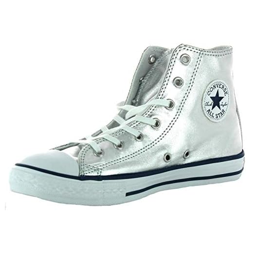 Converse 656835C Zapatillas De Deporte Mujer Plata 38½
