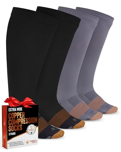Doctor's Select Copper Plus Size Socks